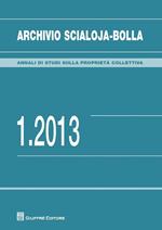 Archivio Scialoja-Bolla (2013). Vol. 1