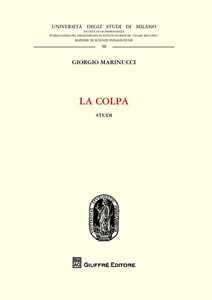 La colpa. Studi