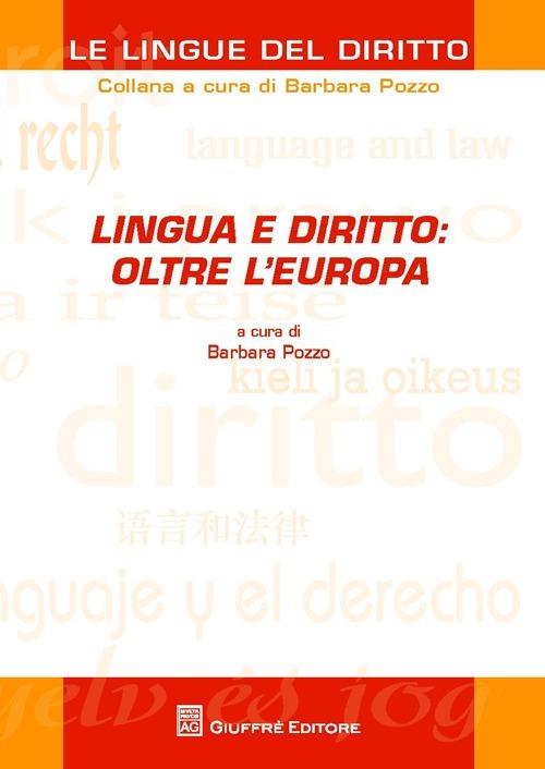 Lingua e diritto: oltre l'Europa - copertina