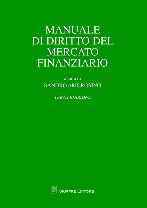 Manuale di diritto del mercato finanziario - copertina