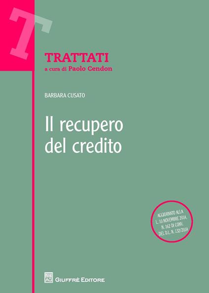 Il recupero del credito - Barbara Cusato - copertina