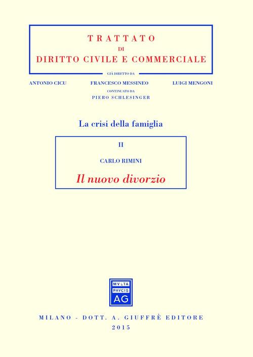 Il nuovo divorzio - Carlo Rimini - copertina