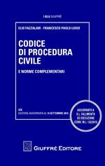 Codice di procedura civile e norme complementari