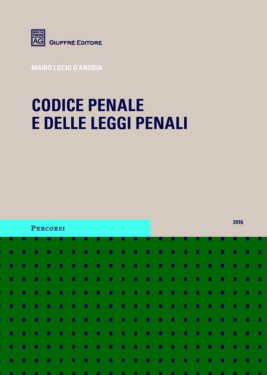 Codice penale e delle leggi penali - copertina