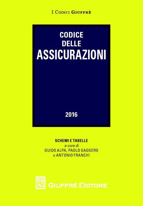 Codice delle assicurazioni - copertina