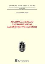 Accesso al mercato e autorizzazioni amministrative nazionali