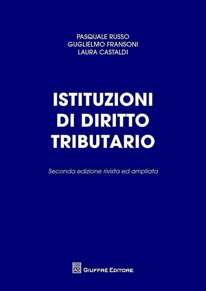 Istituzioni di diritto tributario - copertina