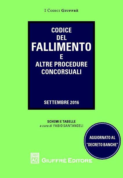 Codice del fallimento e altre procedure concorsuali - copertina