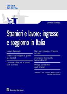 Stranieri e lavoro. L'ingresso e soggiorno in Italia