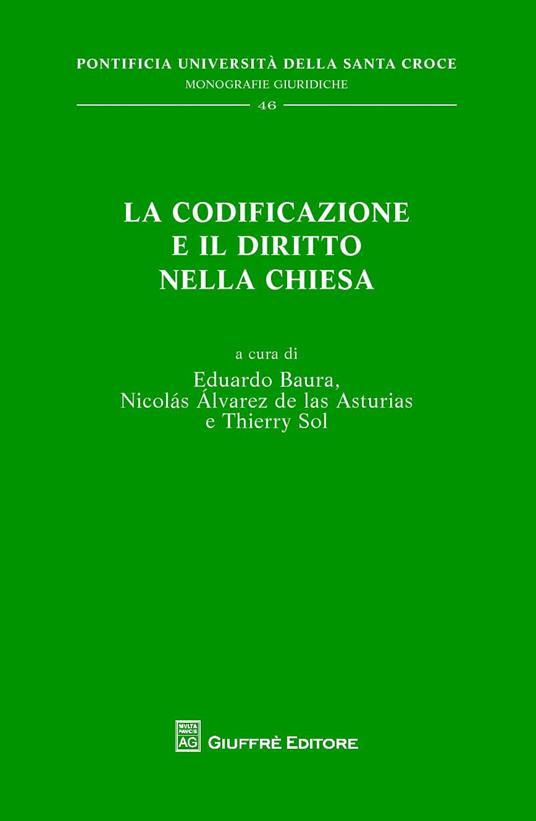 La codificazione e il diritto nella Chiesa - copertina