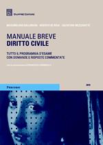 Diritto civile. Manuale breve. Tutto il programma d'esame con domande e risposte commentate