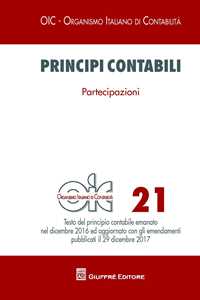 Principi contabili. Vol. 21: Partecipazioni.