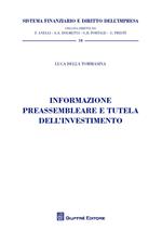 Informazione preassembleare e tutela dell'investimento