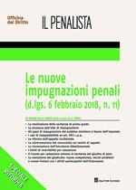 Le nuove impugnazioni penali (d. lgs. 6 febbraio 2018, n. 11)