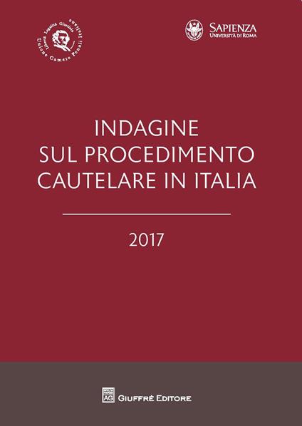 Indagine sul procedimento cautelare in Italia 2017 - copertina