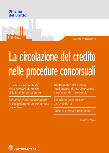 La circolazione del credito nelle procedure concorsuali - Andrea Vincenzo Natale - copertina