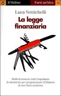 La legge finanziaria - Luca Verzichelli - copertina