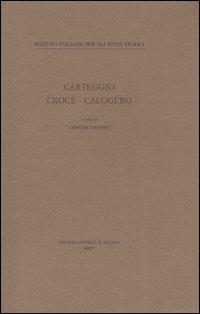 Carteggio Croce-Calogero - copertina