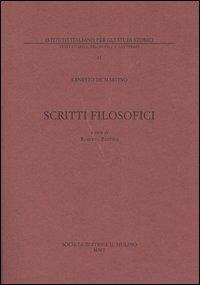 Scritti filosofici - Ernesto De Martino - copertina