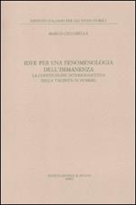 Idee per una fenomenologia dell'immanenza. La costituzione intersoggettiva della validità di Husserl