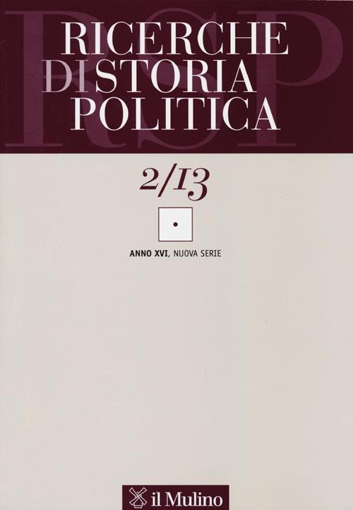 Ricerche di storia politica (2013). Vol. 2 - copertina