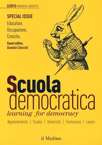 Scuola democratica. Learning for democracy (2013). Vol. 2: Maggio-agosto. - copertina