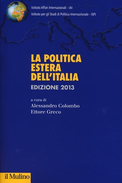 La politica estera dell'Italia 2013 - copertina
