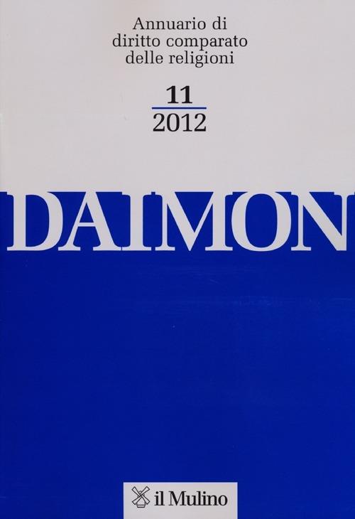 Daimon. Annuario di diritto comparato delle religioni (2012). Vol. 11 - copertina