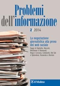 Problemi dell'informazione (2014). Vol. 1 - copertina