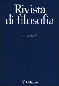 Rivista di filosofia (2014). Vol. 3 - copertina