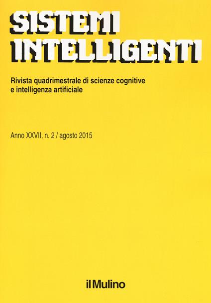 Sistemi intelligenti (2015). Vol. 2 - copertina