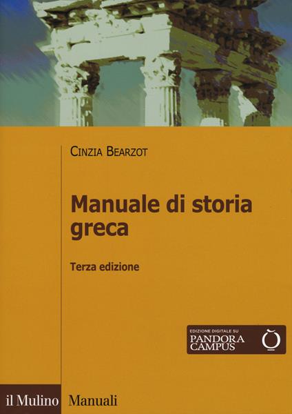 Manuale di storia greca - Cinzia Bearzot - copertina