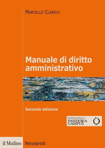 Manuale di diritto amministrativo - Marcello Clarich - copertina