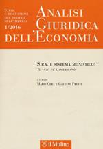 Analisi giuridica dell'economia (2016). Vol. 1