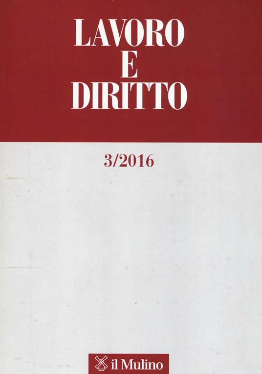 Lavoro e diritto. Vol. 3 - copertina