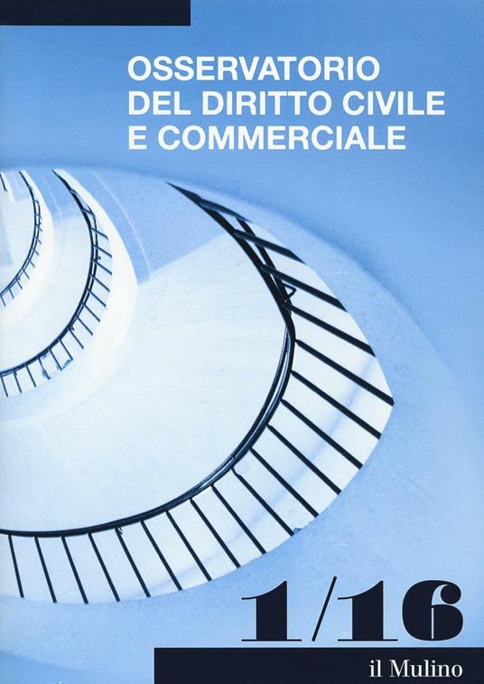 Osservatorio del diritto civile e commerciale. Vol. 1 - copertina