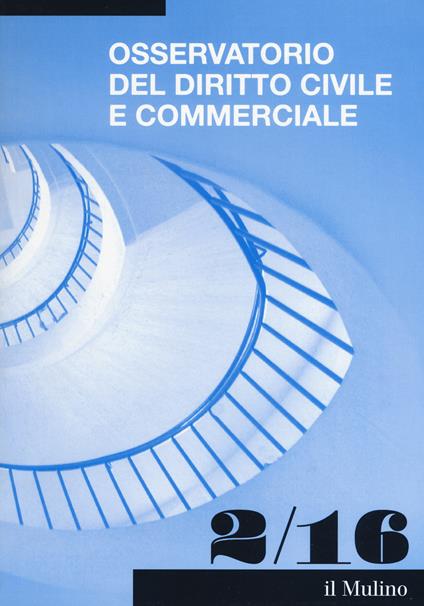 Osservatorio del diritto civile e commerciale (2016). Vol. 2 - copertina