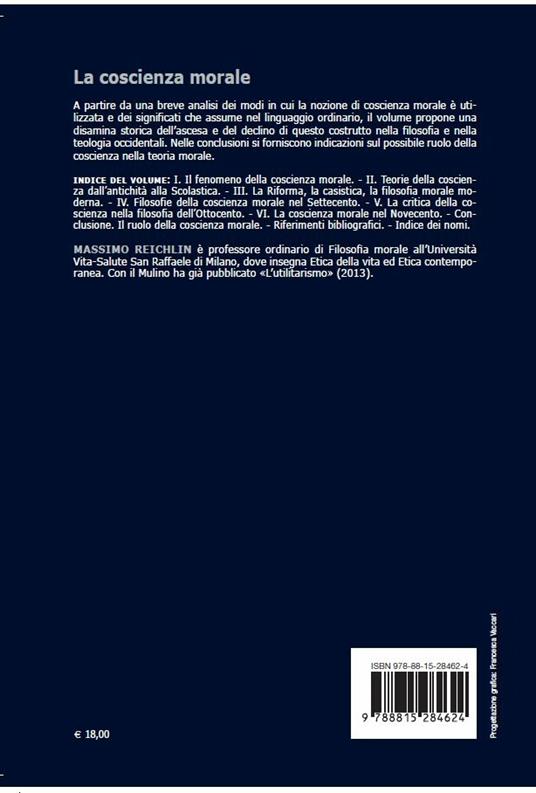 La coscienza morale - Massimo Reichlin - 2