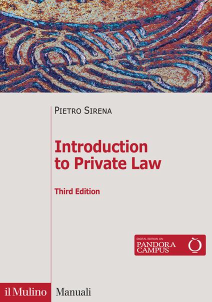 Introduction to private law - Pietro Sirena - copertina