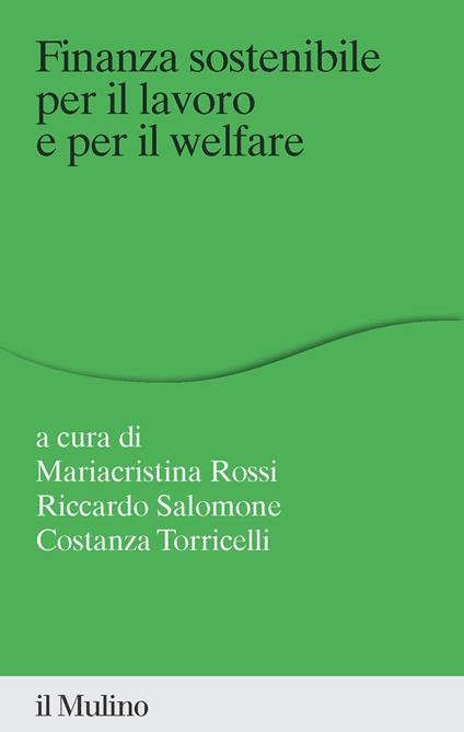 Finanza sostenibile per il lavoro e per il welfare - copertina