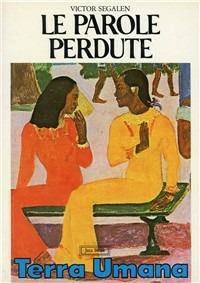 Le parole perdute - Victor Segalen - copertina