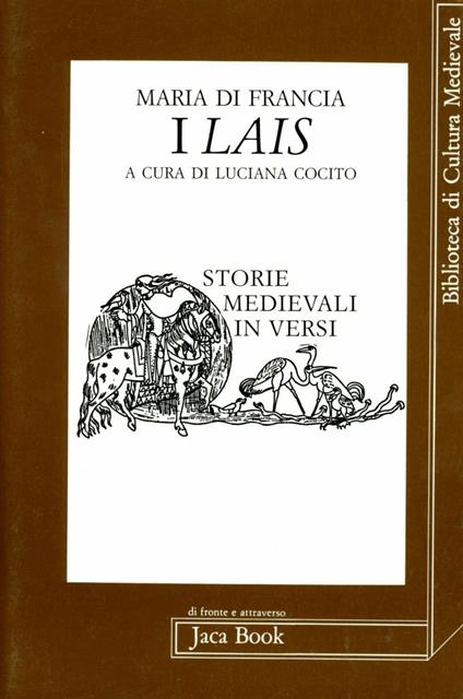 I lais. Storie medievali in versi - Maria di Francia - copertina