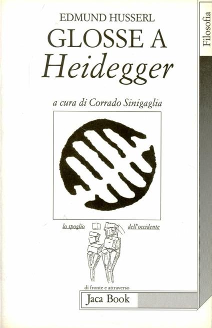 Glosse a Heidegger - Edmund Husserl - copertina