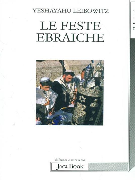 Le feste ebraiche - Yeshayahu Leibowitz - copertina