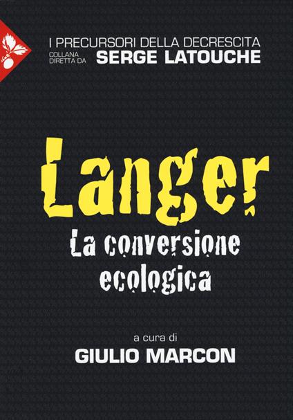 Langer. La conversione ecologica - copertina