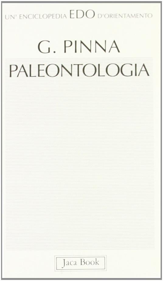 Paleontologia - Giovanni Pinna - copertina