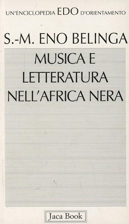 Musica e letteratura nell'Africa nera - Samuel Eno Belinga - copertina
