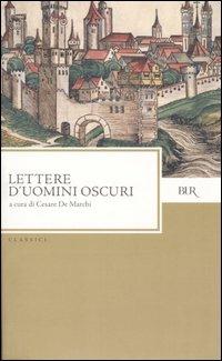 Lettere d'uomini oscuri - copertina