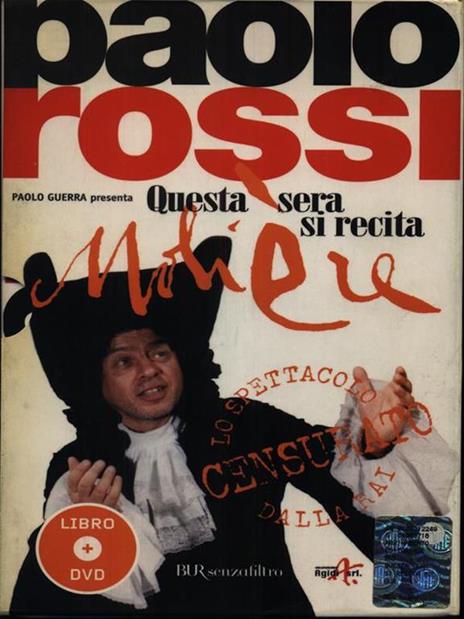 Questa sera si recita Molière. Con DVD - Paolo Rossi,Carlo G. Gabardini - 3