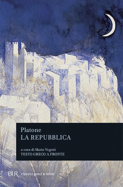 La Repubblica. Testo greco a fronte - Platone - copertina